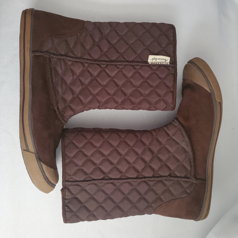 Women's Dark Brown American Eagle Boots Size 8